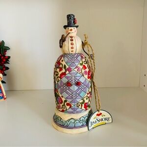 Jim Shore Be open to winter’s wonders Snowman Hidden Scene Figurine